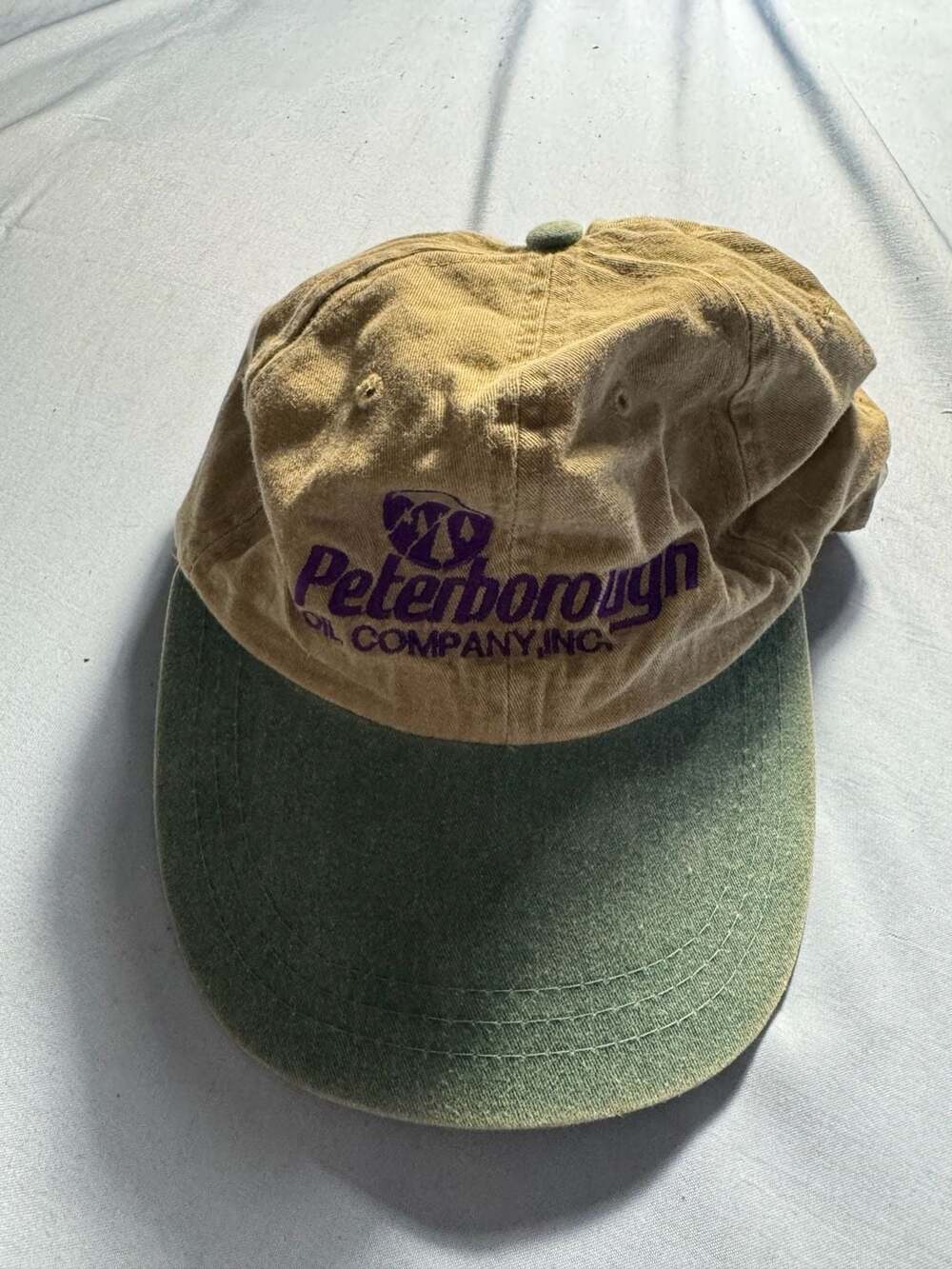 Adams Peterborough Oil Company Inc Hat Cap Vintage
